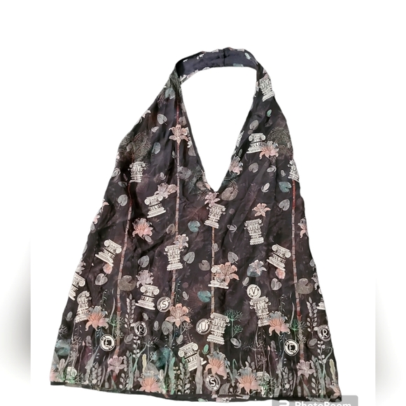 Authentic Versus By Versace Women's 100% Silk Multi-Color Blouse Halter … - Picture 5 of 9